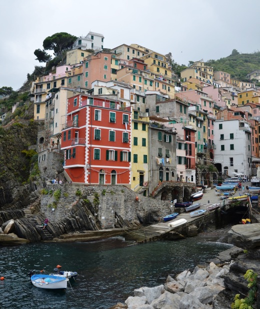 Riomaggiore.  This is the eastern most town of the Cinque Terre