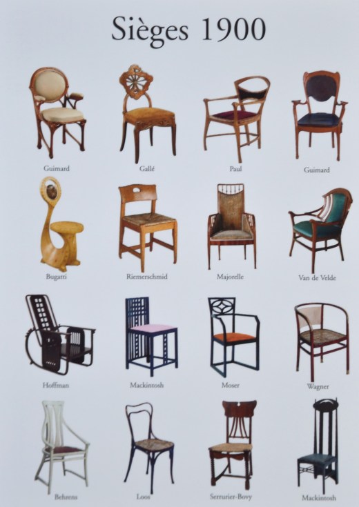 Postcard of some of the chairs